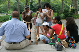 Students from  Grand Army Plaza