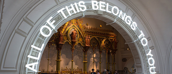 _Vendor Power!_ at the Victoria and Albert Museum